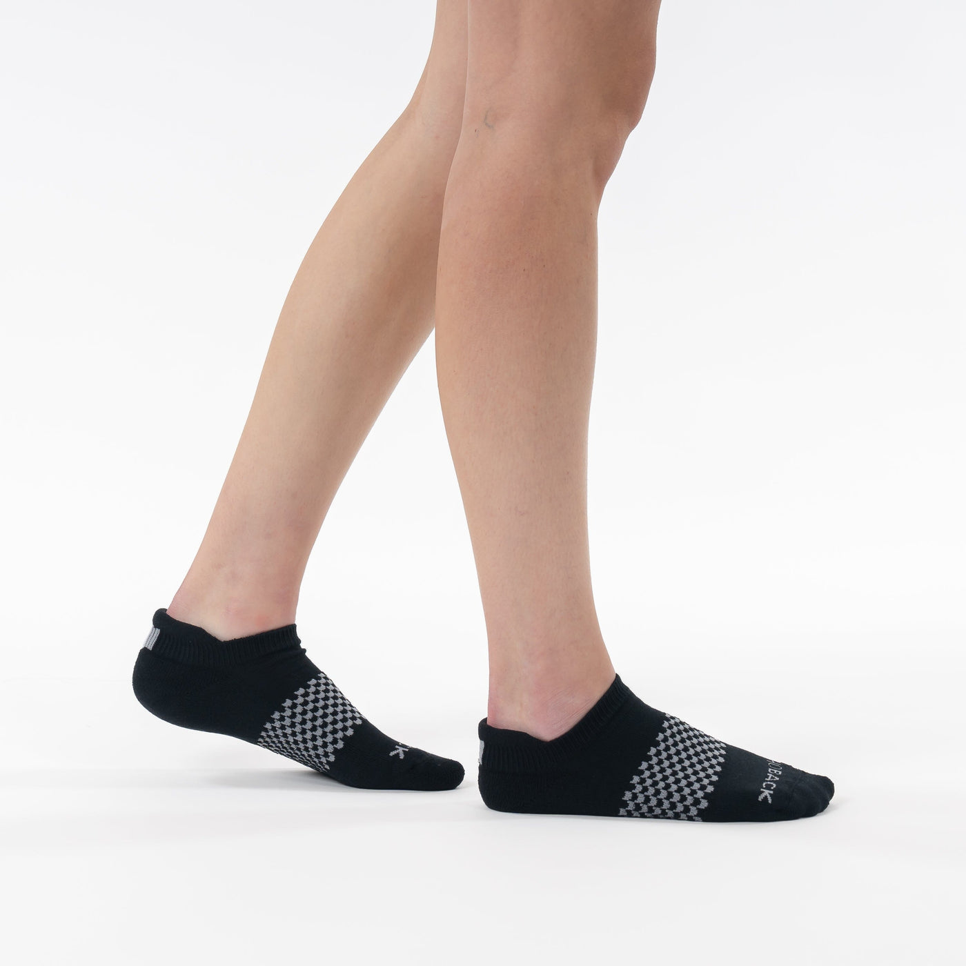 Women's Stratus Performance Ankle Socks (3-Pack) | Solid - Midnight Black - Thunder Grey