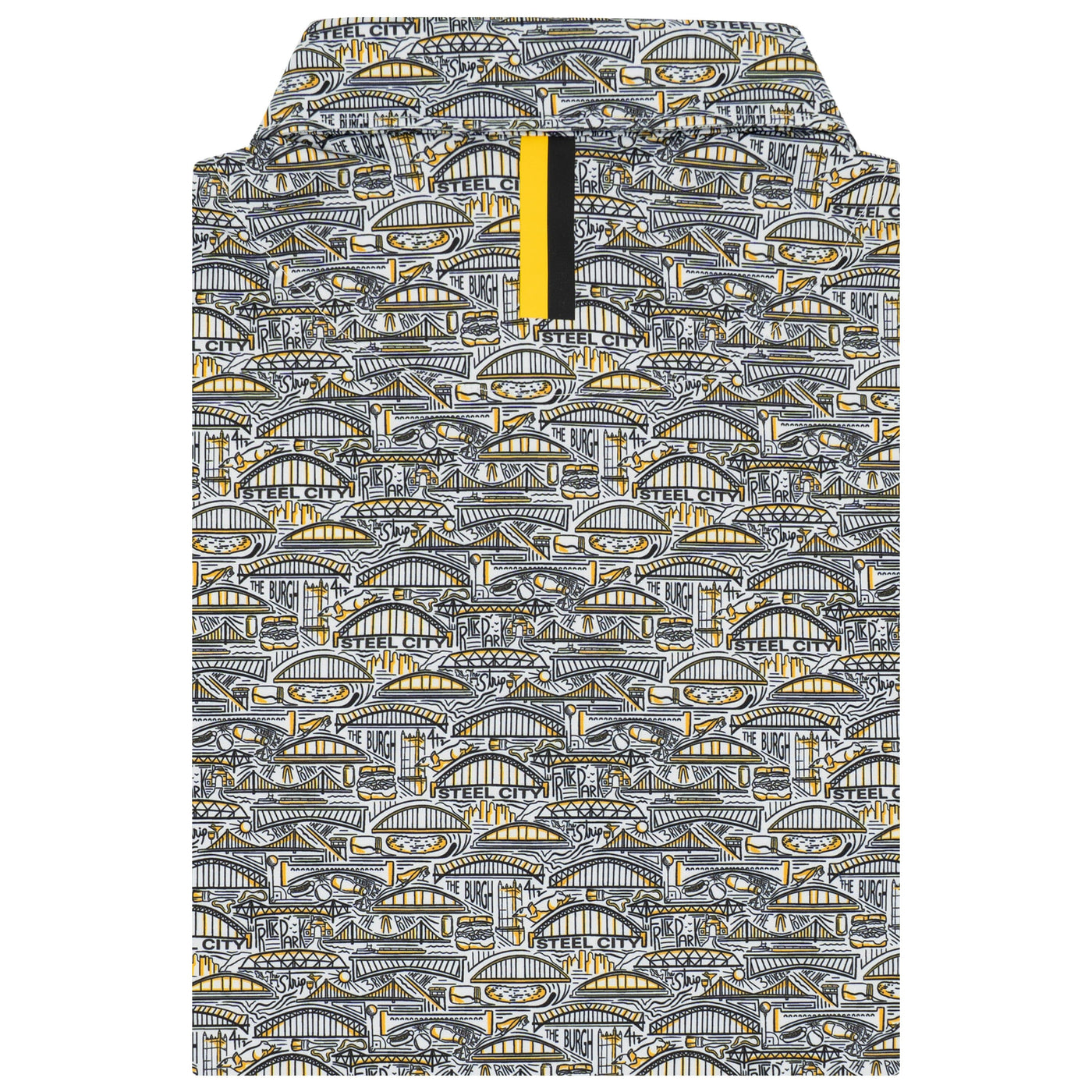 The Yinzer | Performance Polo | The Yinzer - White/Black