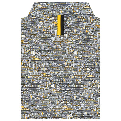 The Yinzer | Performance Polo | The Yinzer - White/Black