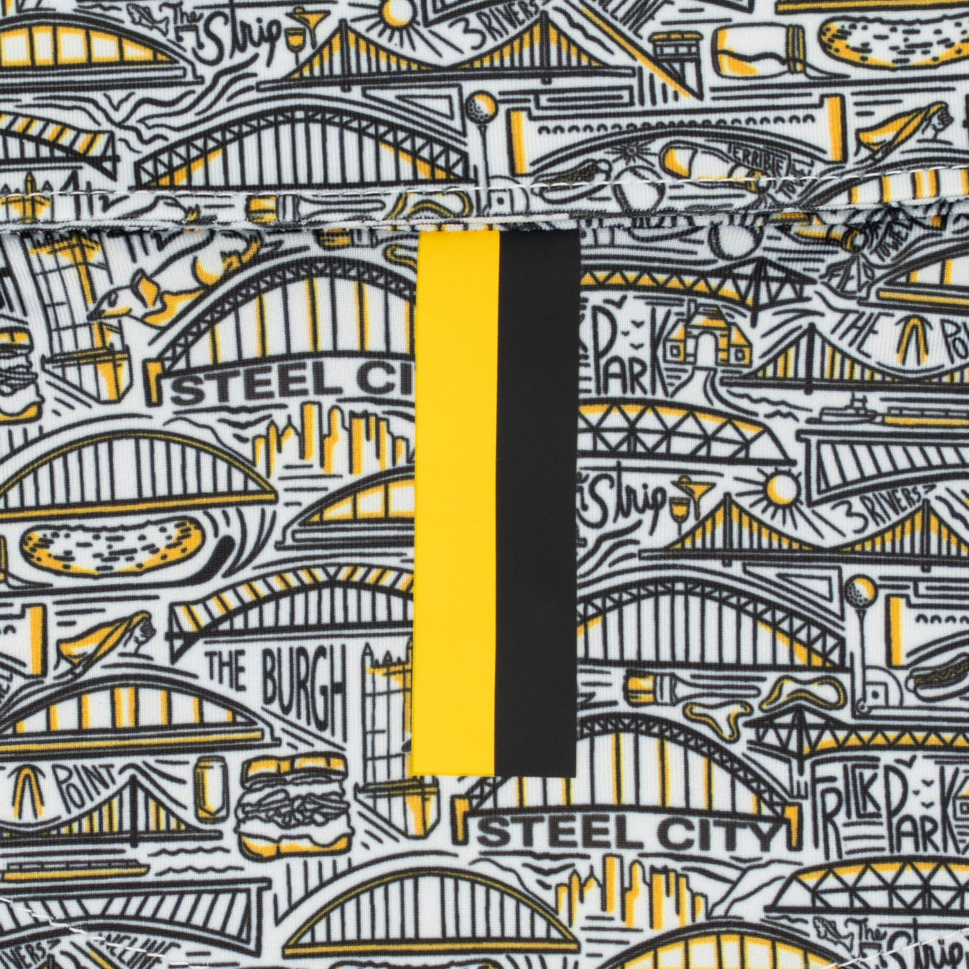 The Yinzer | Performance Polo | The Yinzer - White/Black