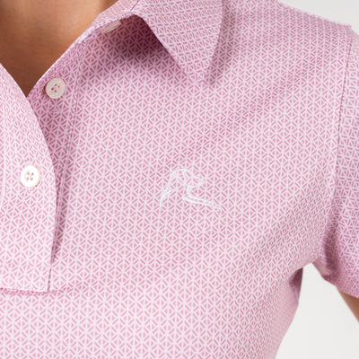 Zig Performance Polo | The Zig - Dusk Pink/Lotus Pink