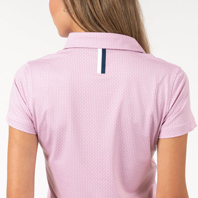 Zig Performance Polo | The Zig - Dusk Pink/Lotus Pink