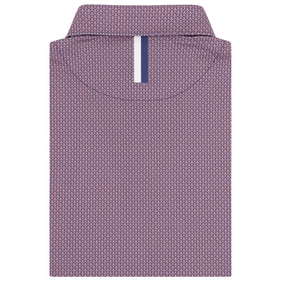 The Zig | Performance Polo | The Zig - Flag Blue/Dusk Pink
