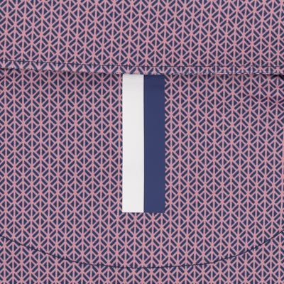 The Zig | Performance Polo | The Zig - Flag Blue/Dusk Pink