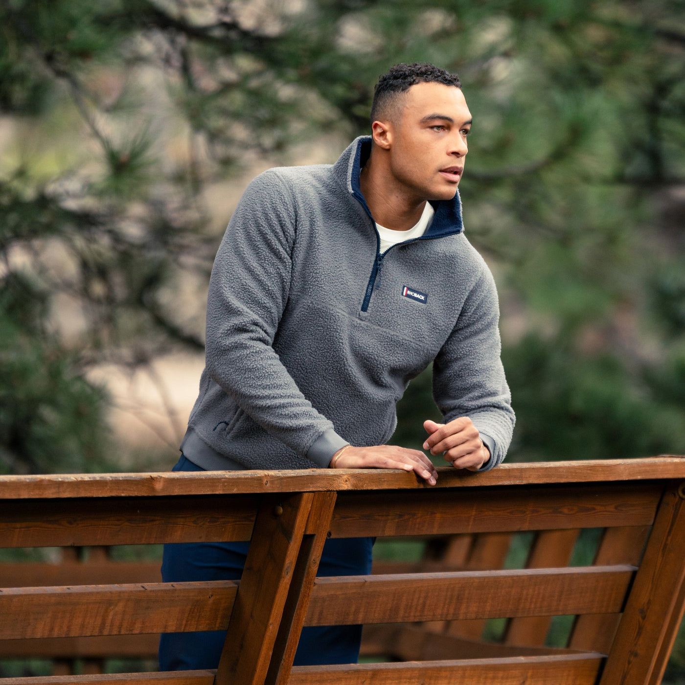 Summit Fleece Pullover | Solid - Boulder Grey