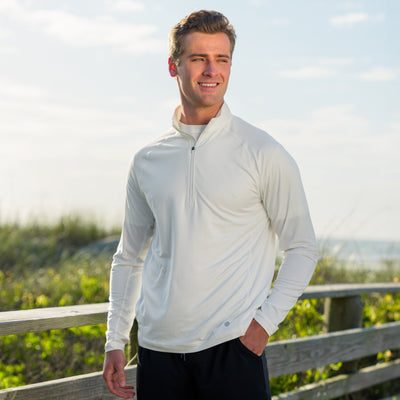 Tailwind Performance Q-Zip | Solid - White