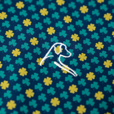 The Four Leaf | Performance Polo | The Four Leaf 2.0 - Admiral Navy/Clover Green